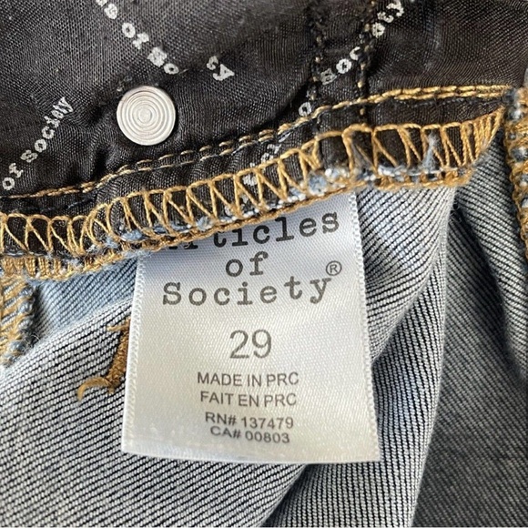 EUC ARTICLES OF SOCIETY MID RISE JEANS GLENDALE WASH GREAT STRETCH - Picture 8 of 10